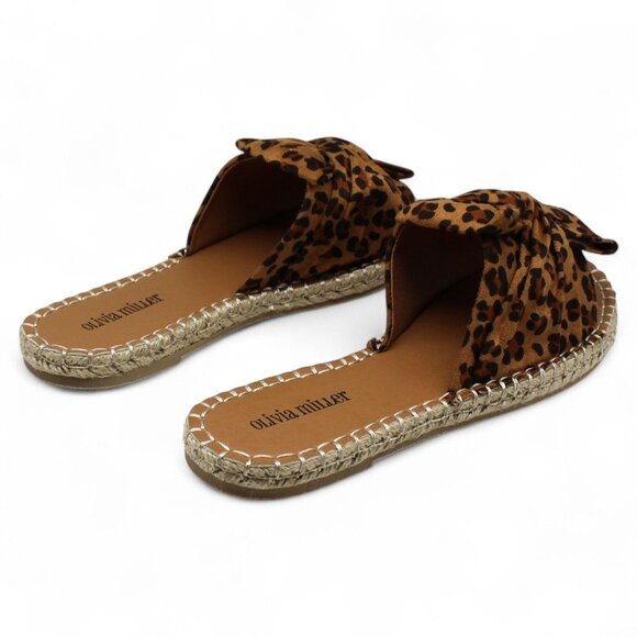 Olivia Miller Womens OHM9851 Slipper Fashion Slide Sandals Brown - Picture 6 of 9